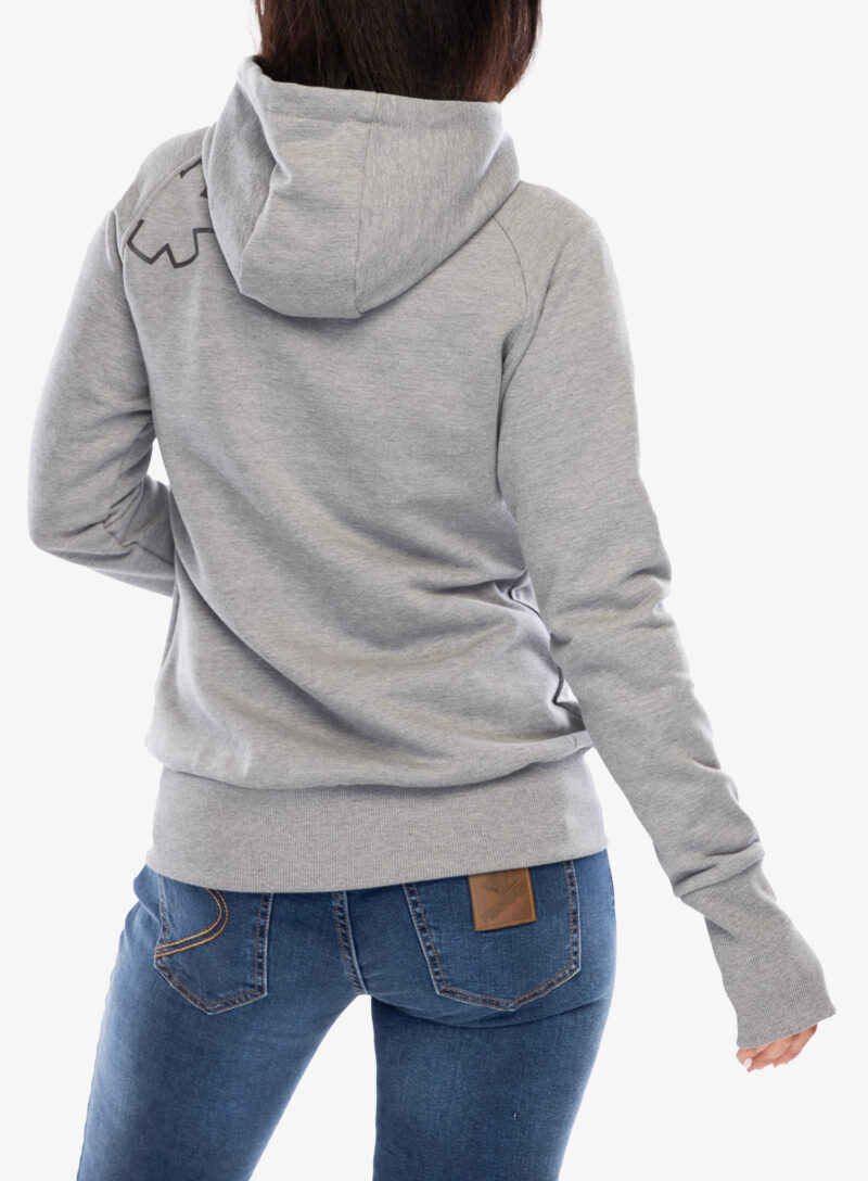 Hanorac cu fermoar femei Ocun Hoodie Zipper - grey paloma/silverscone preţ