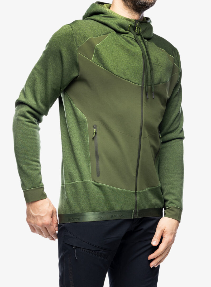 Hanorac cu gluga BlackYak Betizu Hoody - twist of lime