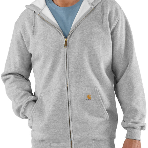 Hanorac cu gluga Carhartt Zip Hooded Sweatshirt - heather grey