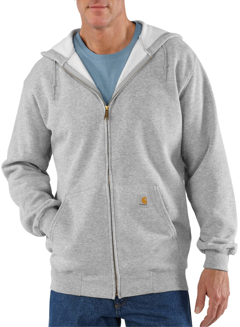 Hanorac cu gluga Carhartt Zip Hooded Sweatshirt - heather grey