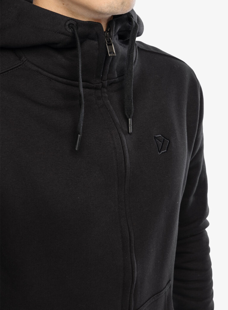 Preţ Hanorac cu gluga Didriksons Ven Full Zip - black