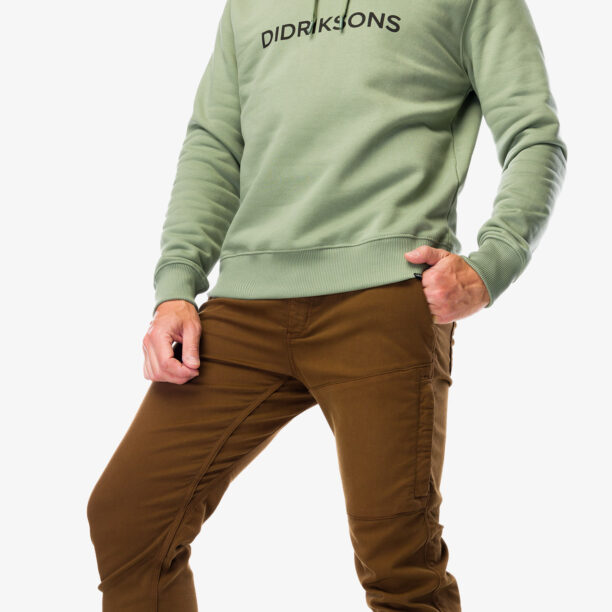 Original Hanorac cu gluga Didriksons Ven Hoodie Didriksons - light moss