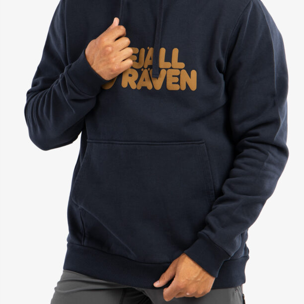 Cumpăra Hanorac cu gluga Fjallraven Fjällräven Logo Hoodie - dark navy