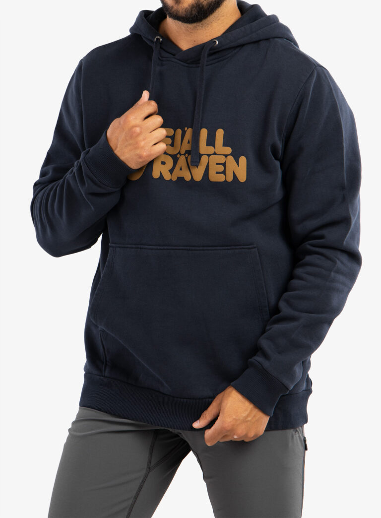 Cumpăra Hanorac cu gluga Fjallraven Fjällräven Logo Hoodie - dark navy