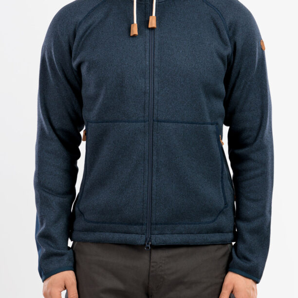 Cumpăra Hanorac cu gluga Fjallraven Ovik Fleece Hoodie - navy