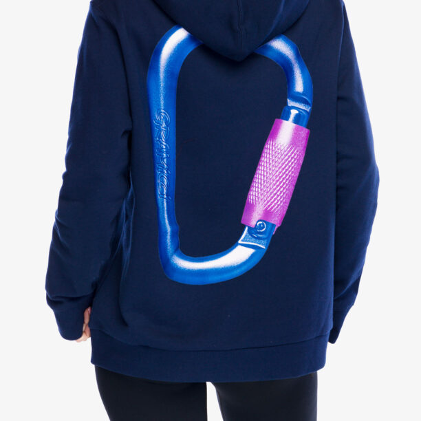 Preţ Hanorac cu gluga Gramicci Carabiner Hooded Sweatshirt - navy