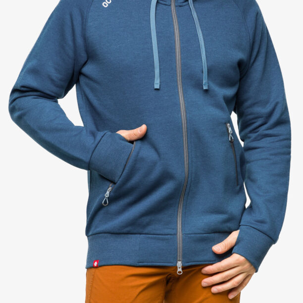 Cumpăra Hanorac cu gluga Ocun Hoodie Zipper - blue opal/excalibur