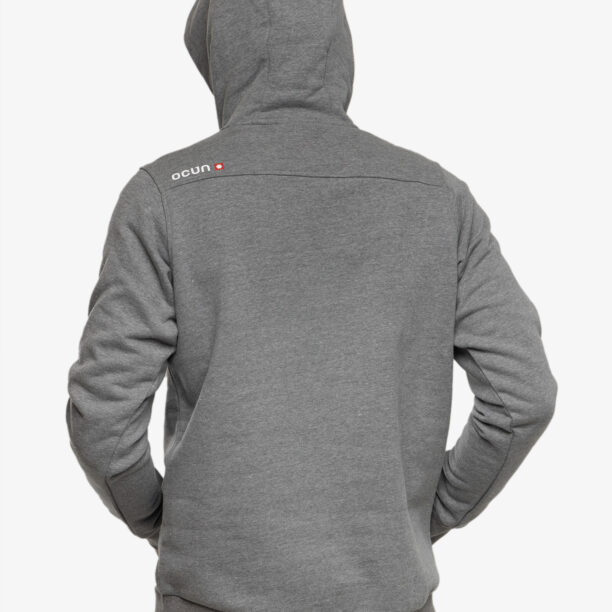 Hanorac cu gluga Ocun Hoodie - grey paloma/excalibur preţ