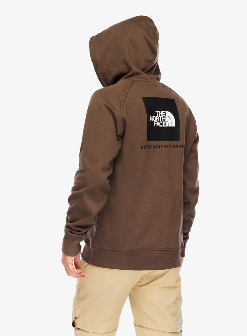 Hanorac cu gluga The North Face Raglan Redbox Hoodie - smokey brown preţ