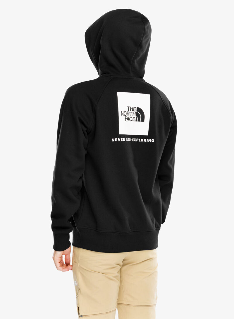 Hanorac cu gluga The North Face Raglan Redbox Hoodie - tnf black/tnf white preţ