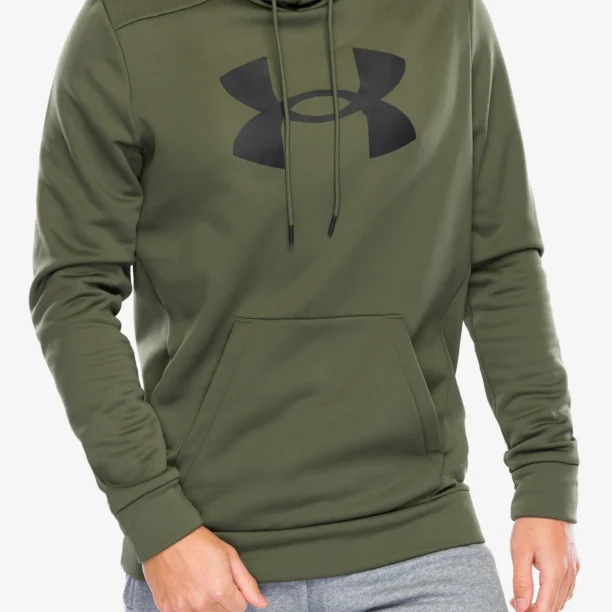 Hanorac cu gluga Under Armour Armour Fleece Big Logo Hoodie - marine od green/black