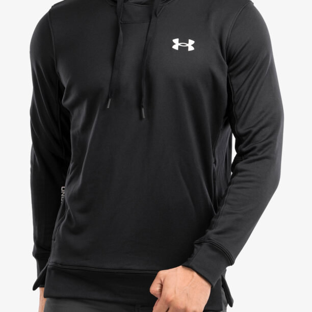 Hanorac cu gluga Under Armour Armour Terry Hoodie - black/white