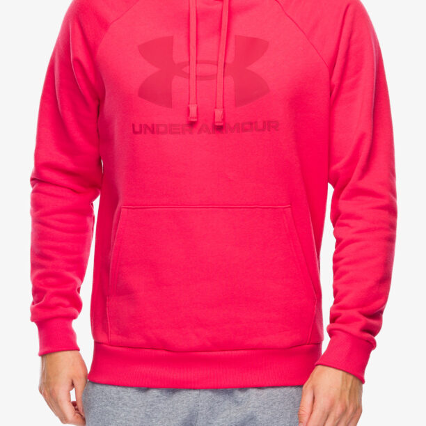 Hanorac cu gluga Under Armour Rival Fleece Logo Hoodie - racer red/racer red