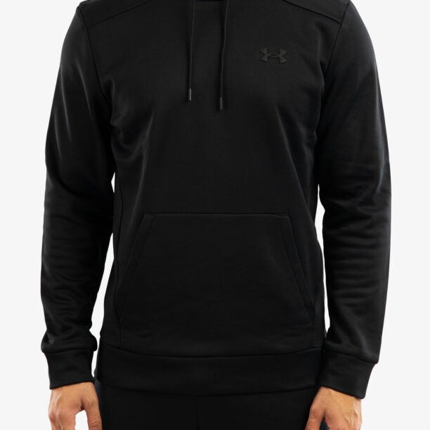 Hanorac cu gluga Under Armour UA Armour Fleece Hoodie - black/black