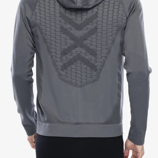 Hanorac cu gluga X-Bionic X-Ential Hoody LS - rhino grey preţ