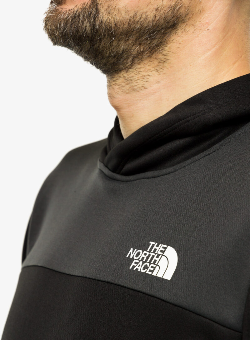 Original Hanorac cu gluga barbati The North Face Reaxion Fleece P/O Hoodie - tnf black/asphalt grey