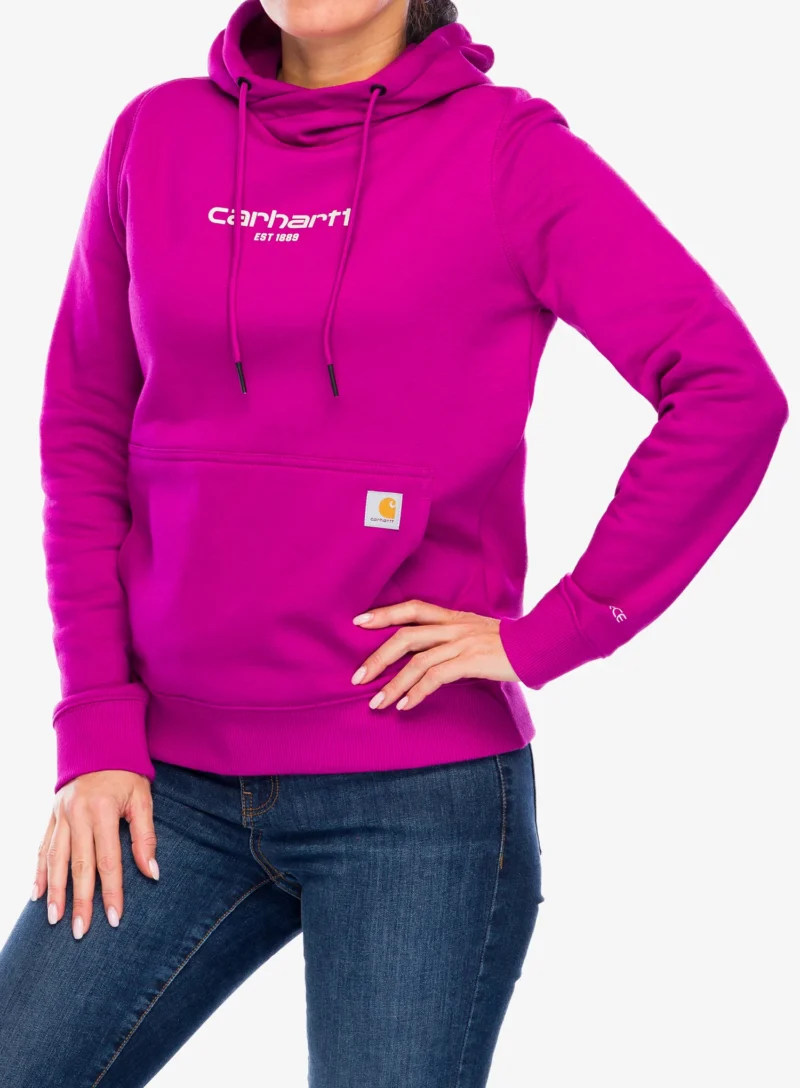 Cumpăra Hanorac cu gluga femei Carhartt Force Lightweight Sweatshirt - magenta agate