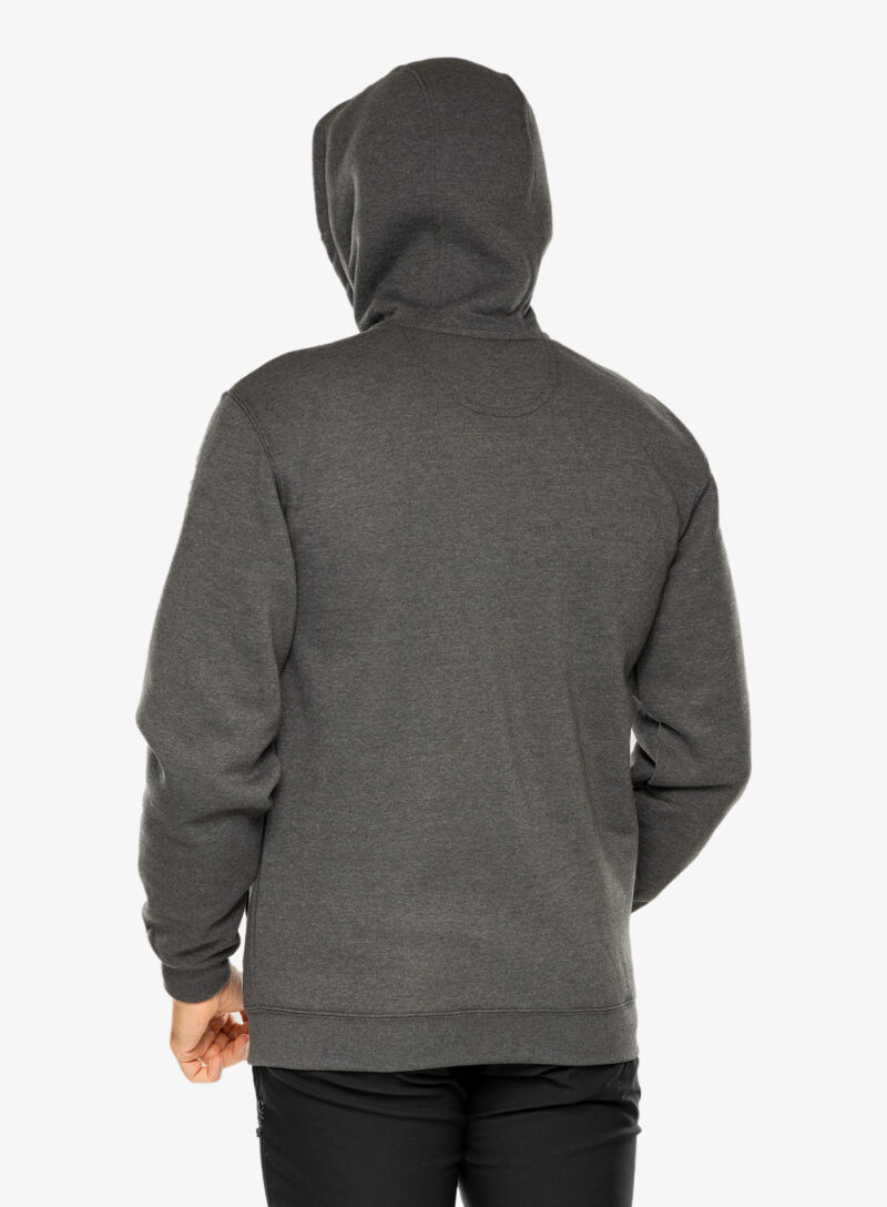 Original Hanorac descheiat Carhartt Zip Hooded Sweatshirt - carbon heather