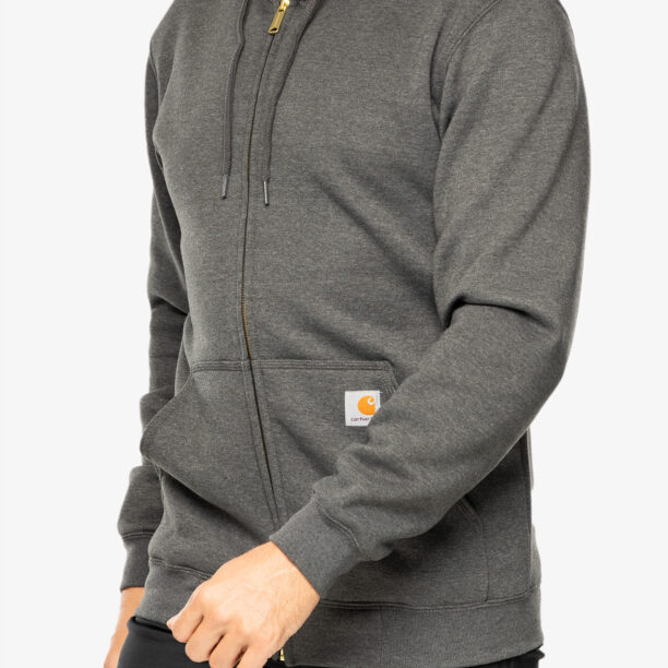 Hanorac descheiat Carhartt Zip Hooded Sweatshirt - carbon heather