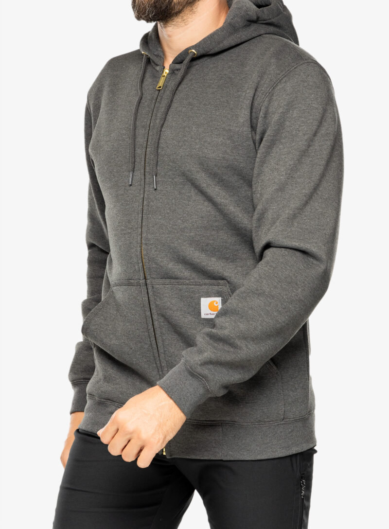 Hanorac descheiat Carhartt Zip Hooded Sweatshirt - carbon heather