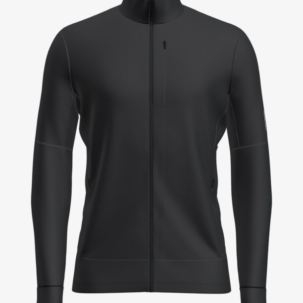 Hanorac descheiat Icebreaker Merino 260 Quantum IV LS Zip - black