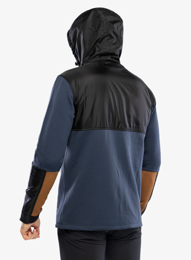 Preţ Hanorac descheiat Mons Royale Decade Merino Fleece Hoody - midnight/black