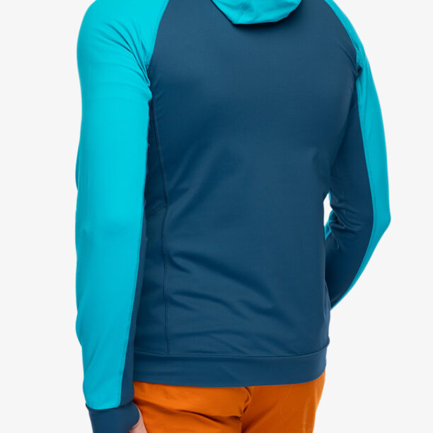 Preţ Hanorac escaladă Mountain Equipment Aiguille Hooded Top - majolica blue/topaz