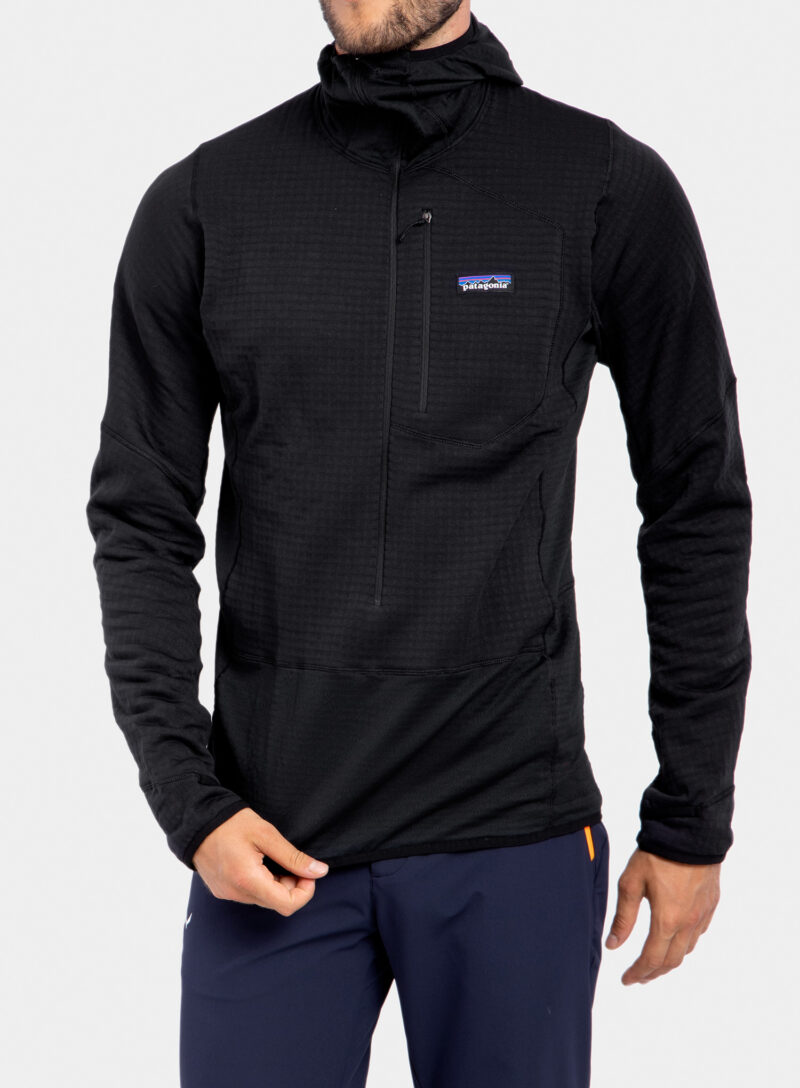 Cumpăra Hanorac escaladă Patagonia R1 Pullover Hoody - black