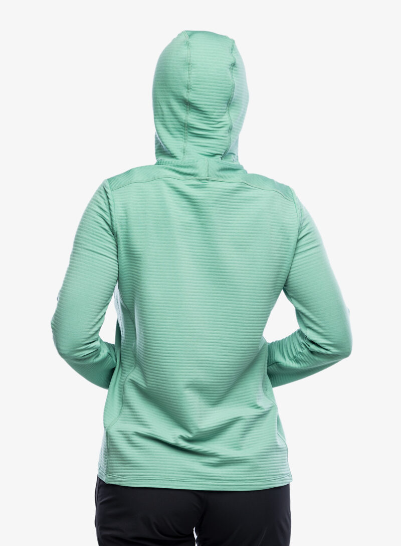 Original Hanorac escaladă femei Mountain Equipment Lumiko Hooded Jacket - lichen green/teal