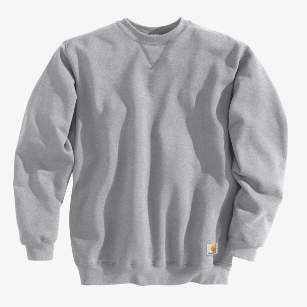 Hanorac fara gluga Carhartt Midweight Crewneck Sweatshirt - heather grey preţ