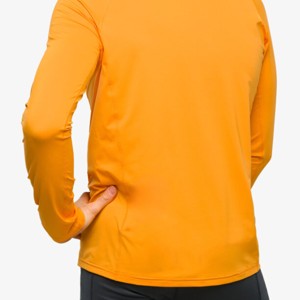 Hanorac fara gluga Mammut Selun FL Longsleeve Logo - tangerine preţ