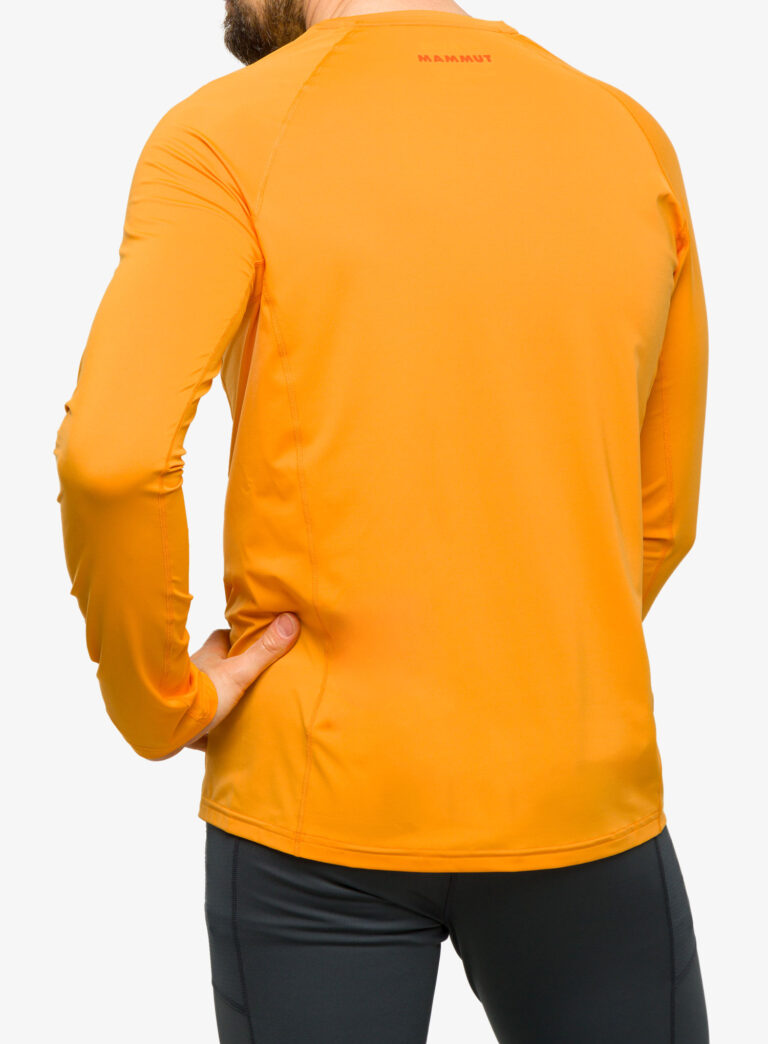 Hanorac fara gluga Mammut Selun FL Longsleeve Logo - tangerine preţ