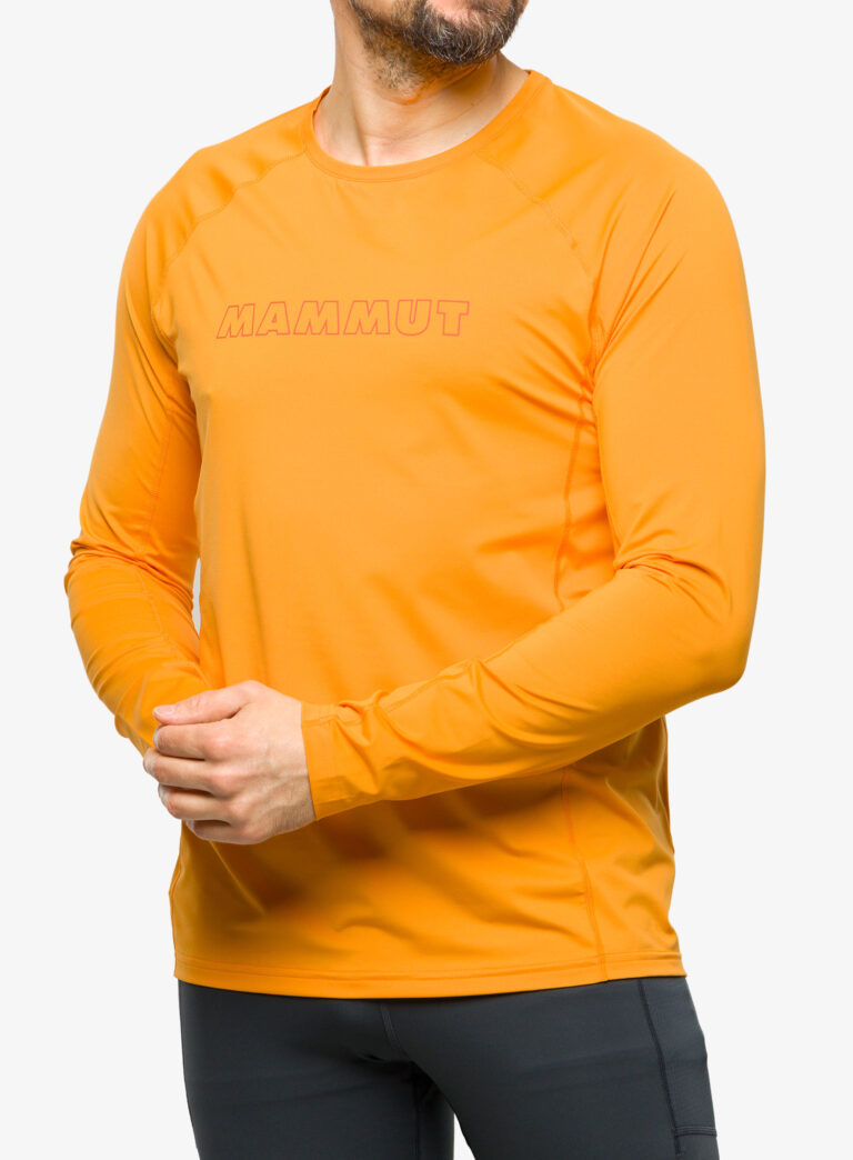 Cumpăra Hanorac fara gluga Mammut Selun FL Longsleeve Logo - tangerine