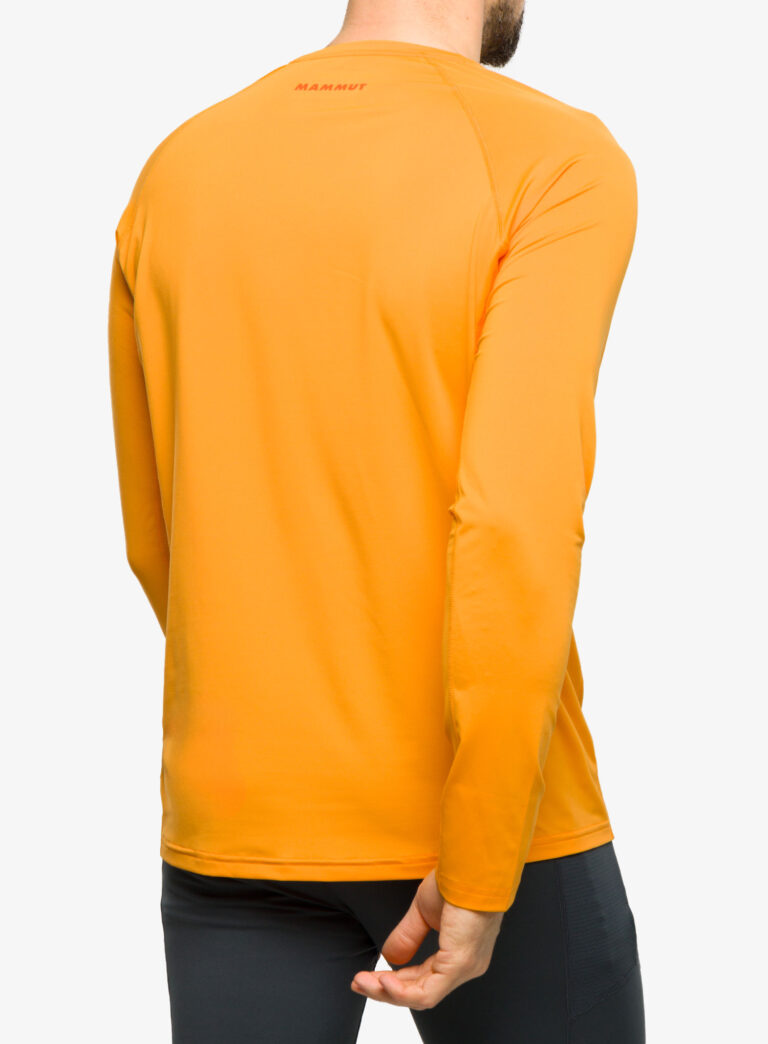 Preţ Hanorac fara gluga Mammut Selun FL Longsleeve Logo - tangerine