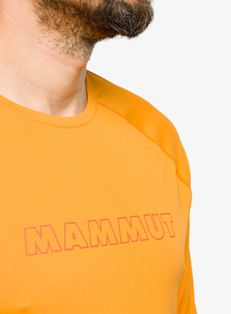 Hanorac fara gluga Mammut Selun FL Longsleeve Logo - tangerine - imagine 6