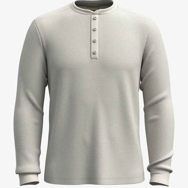 Cumpăra Hanorac fara gluga Smartwool Waffle Long Sleeve Henley - ash heather