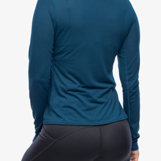 Hanorac fara gluga femei Brooks Distance Long Sleeve 3.0 - htr ocean drive preţ