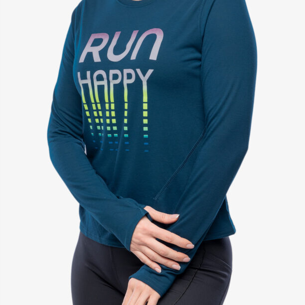 Cumpăra Hanorac fara gluga femei Brooks Distance Long Sleeve 3.0 - htr ocean drive