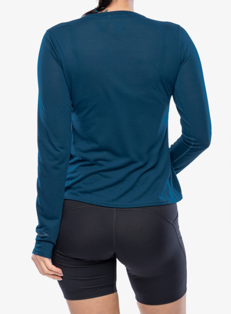 Preţ Hanorac fara gluga femei Brooks Distance Long Sleeve 3.0 - htr ocean drive