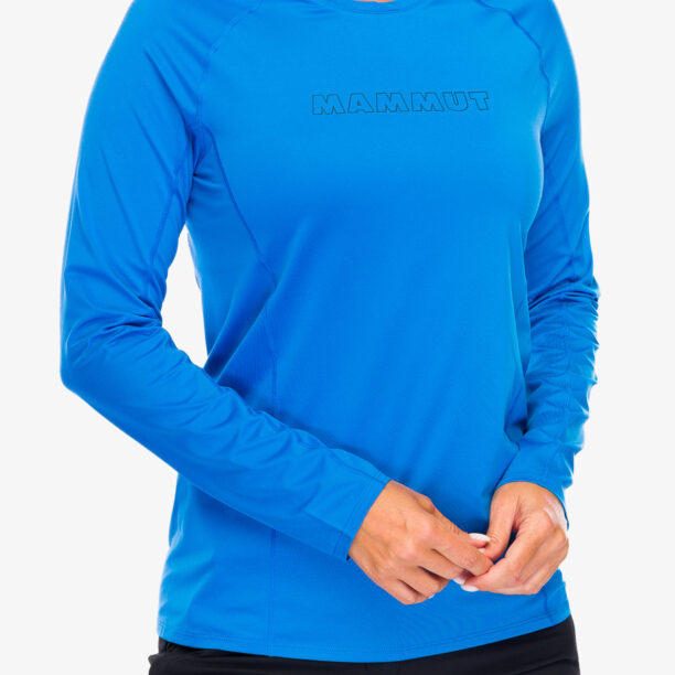 Cumpăra Hanorac fara gluga femei Mammut Selun FL Longsleeve Logo - glacier blue