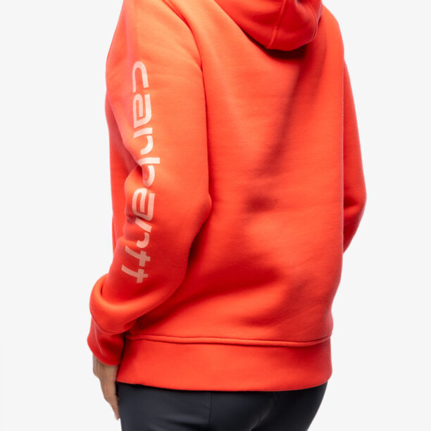 Hanorac femei Carhartt Logo Sleeve Graphic Sweatshirt - bittersweet preţ