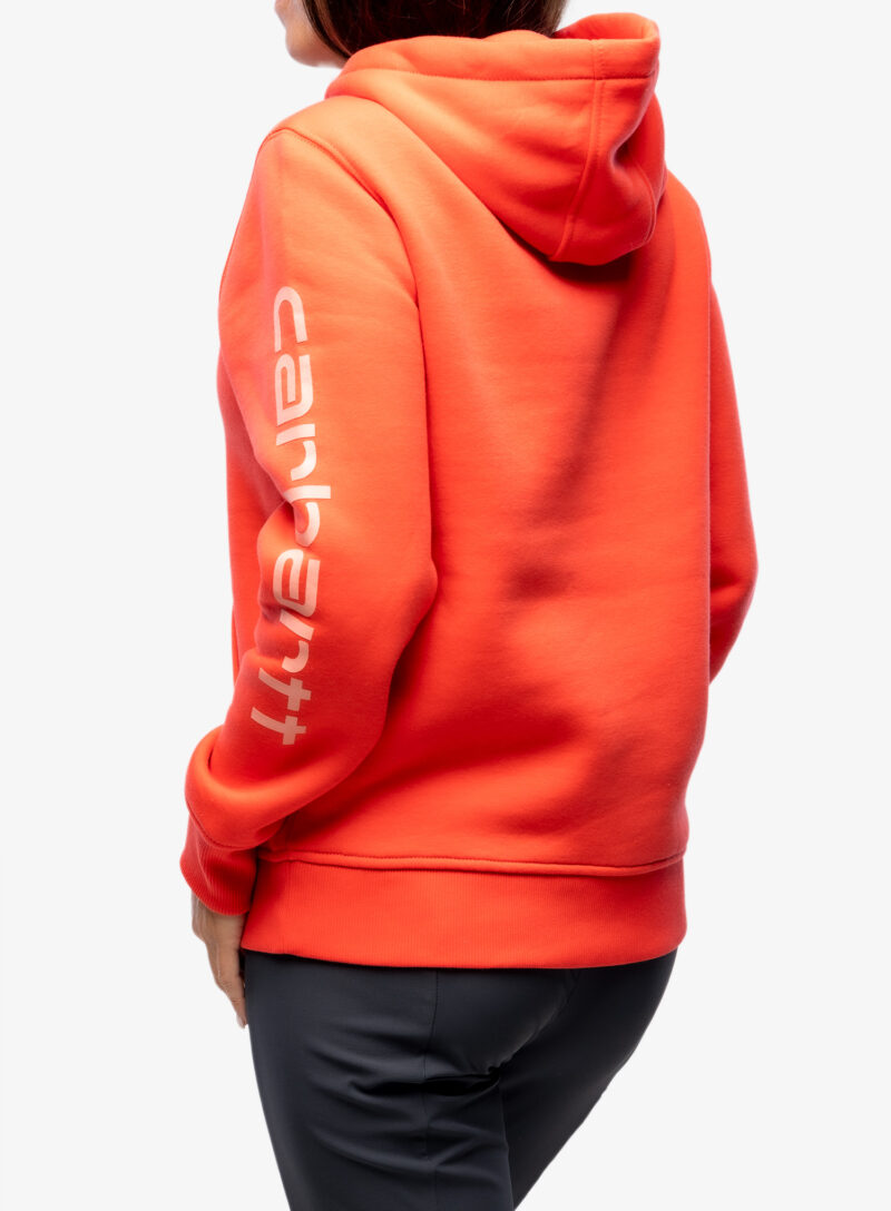 Hanorac femei Carhartt Logo Sleeve Graphic Sweatshirt - bittersweet preţ