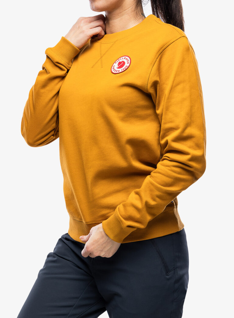 Preţ Hanorac femei Fjallraven 1960 Logo Badge Sweater W - acorn