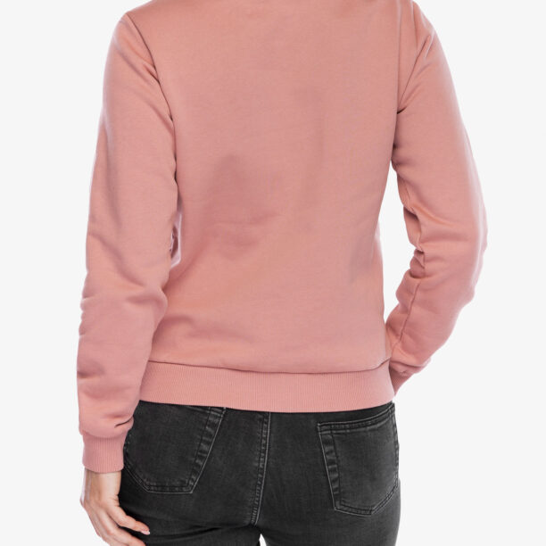 Hanorac femei Fjallraven Logo Sweater - dusty rose/port preţ