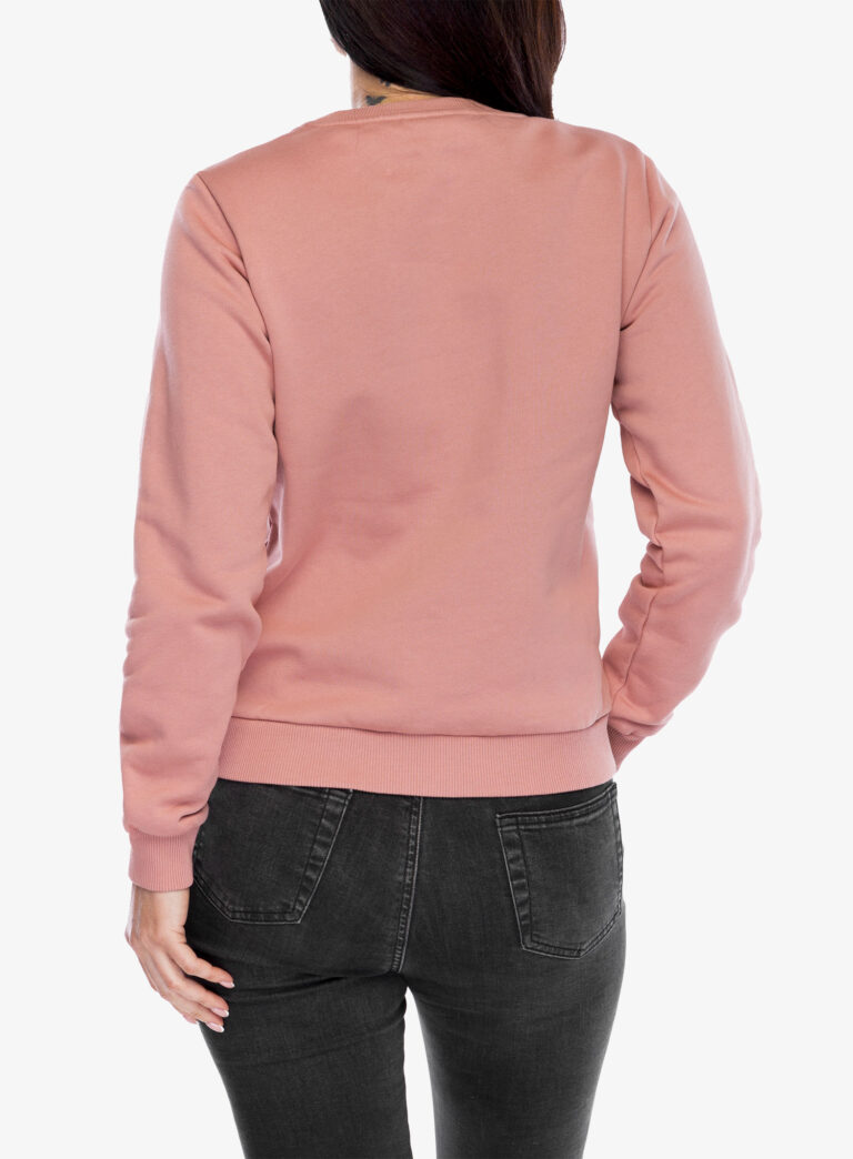 Hanorac femei Fjallraven Logo Sweater - dusty rose/port preţ