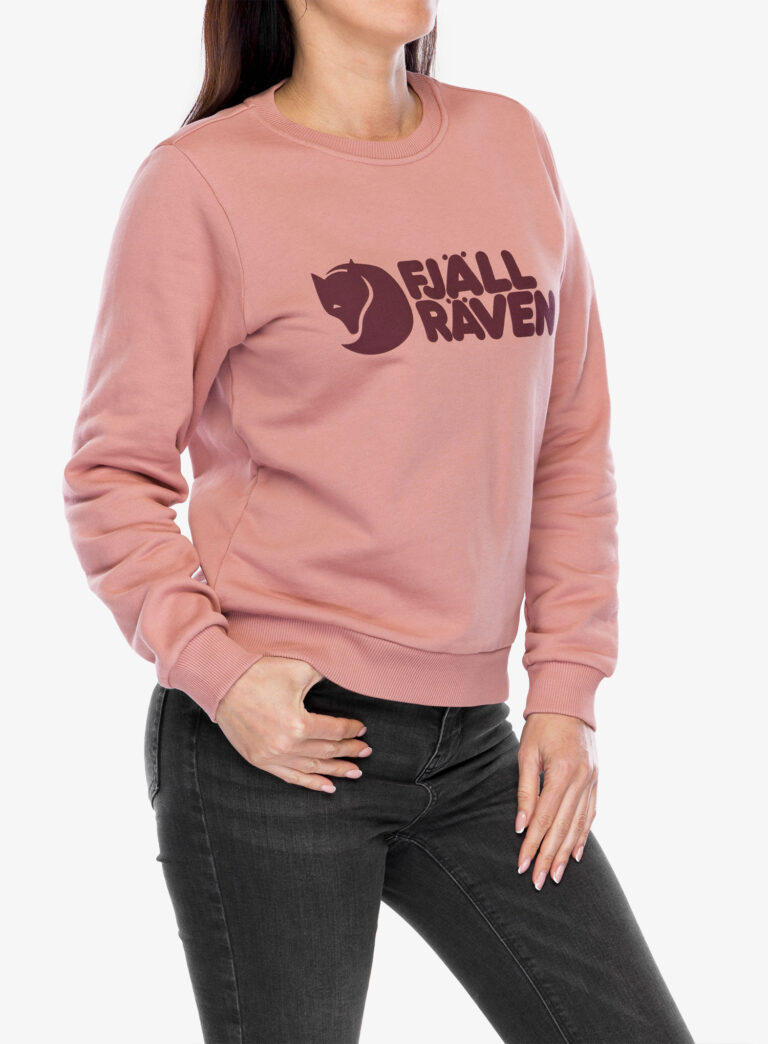 Cumpăra Hanorac femei Fjallraven Logo Sweater - dusty rose/port