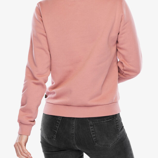 Preţ Hanorac femei Fjallraven Logo Sweater - dusty rose/port