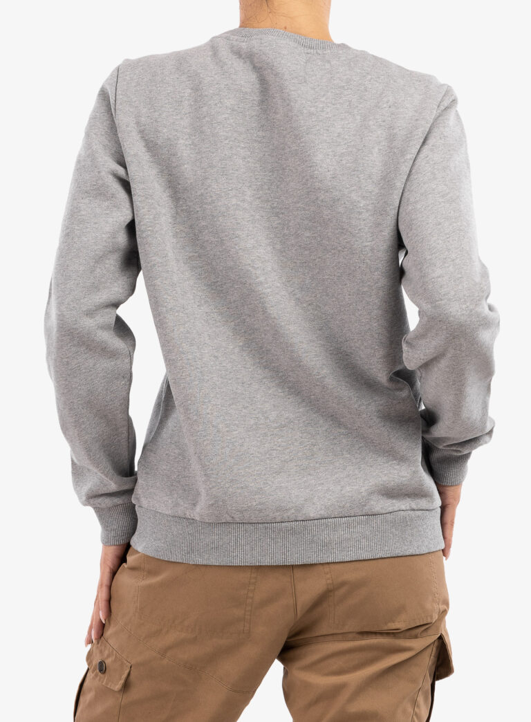 Hanorac femei Fjallraven Logo Sweater - grey melange preţ