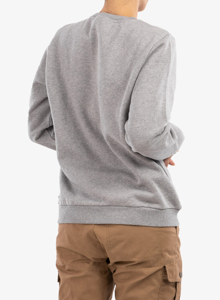 Hanorac femei Fjallraven Logo Sweater - grey melange - imagine 6