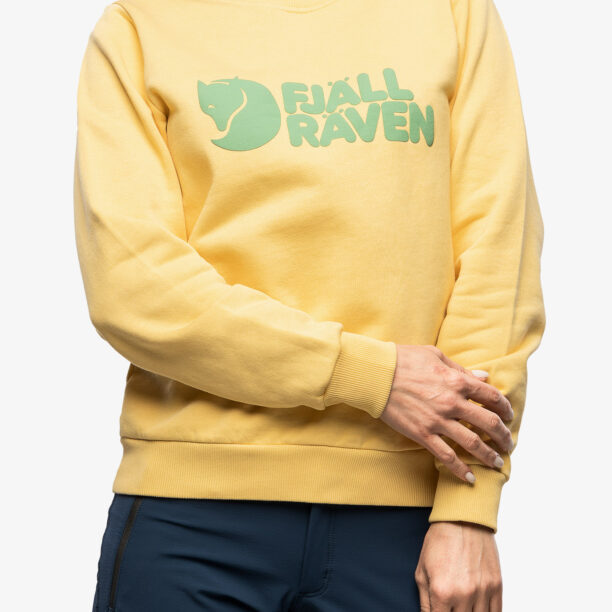 Cumpăra Hanorac femei Fjallraven Logo Sweater - mais yellow